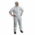 Cordova C-Max SMS Coverall with Hood - White, 3XL, 12PK SMS3003XL